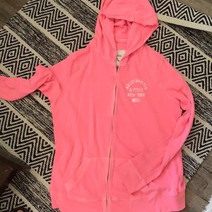 Zip up lightweight hoodie